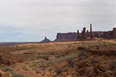 Totum pole features in Monument Valley